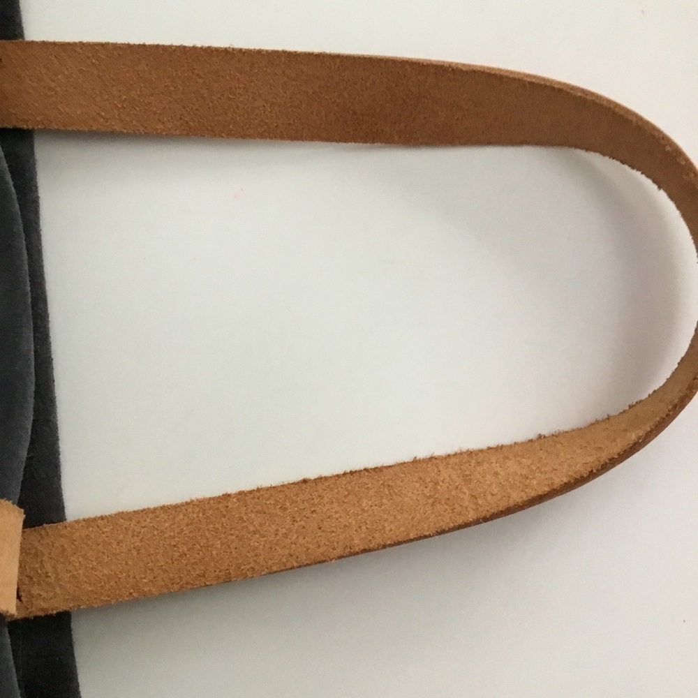 NWT HANDMADE SUEDE/LEATHER  CROSSBODY BAG - Picture 11 of 13